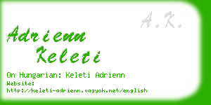 adrienn keleti business card